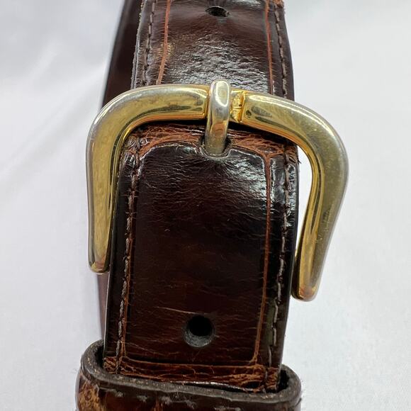 Vintage Alligator Belt sz 30 - Picture 2 of 5